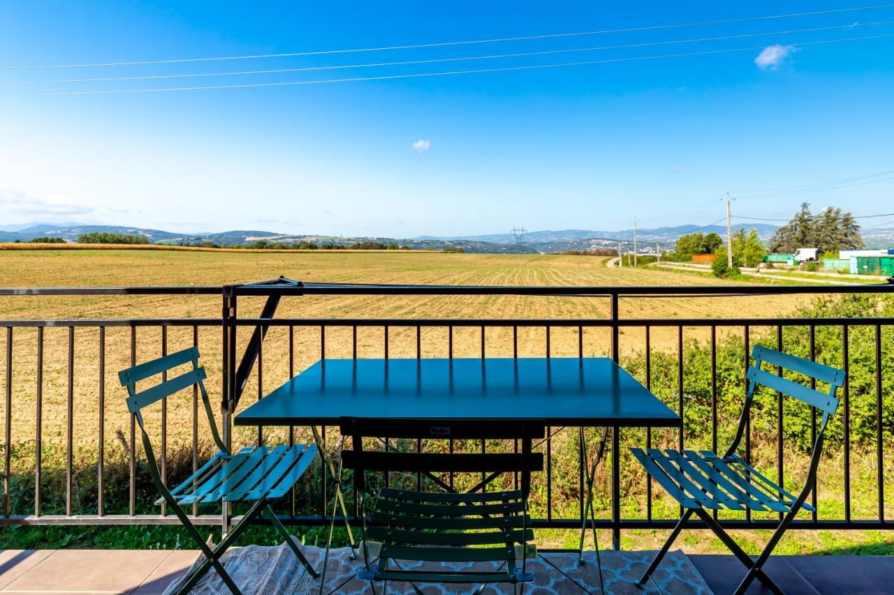 Logement 75M2, Avec Vue, Au Calme, Lyon A 25Km Communay Luaran gambar